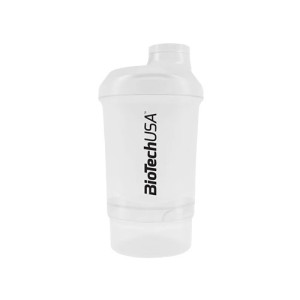 BioTech USA Shaker Biotech Wave Nano - 300ml+150ml - Clear