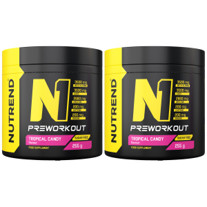 NUTREND N1 Pre Workout - 2x 255gZysk od 40zł do 50zł