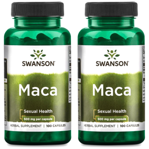 SWANSON Maca 500mg - 2x 100capsZysk od 20zł do 30zł