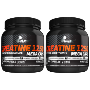 OLIMP Creatine 1250 Mega Caps - 2x 400capsZysk od 70zł do 80zł