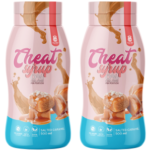 Cheat Meal Nutrition Syrup 0% (Syrop zero kalorii) - 2x 500ml - Słony karmelZysk od 10zł do 20zł