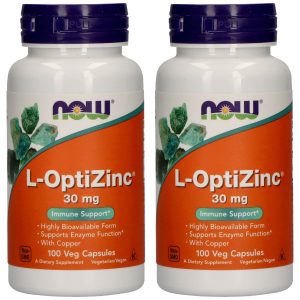 NOW L-OptiZinc 30mg - 100caps - 2x NIE ODKRYWAĆZysk od 20zł do 30zł