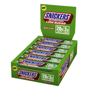Mars - Baton Snickers HI Protein Low Sugar Bar - 57g x12 - Hazelnut