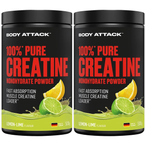 BODY ATTACK - 100% Pure Creatine - 2x 500gKreatyny
