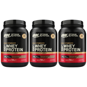 OPTIMUM NUTRITION Whey Gold Standard - 3x 768gZysk powyżej 140zł
