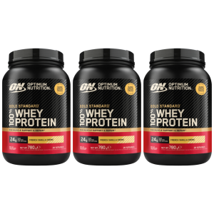 OPTIMUM NUTRITION Whey Gold Standard - 3x 780gSuplementy białkowe