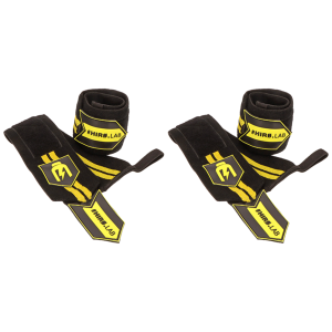 HIRO.LAB Wrist Wrap - Rubber Logo New - Black - 2x Opaski usztywniające na nadgarstkiZysk od 40zł do 50zł