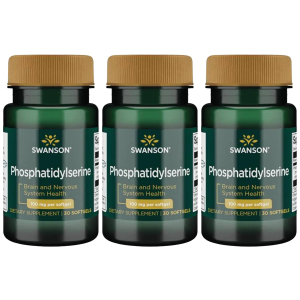 SWANSON Phosphatidylserine 100mg - 3x 30softgelsZysk od 40zł do 50zł