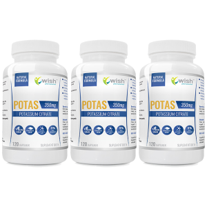 WISH Pharmaceutical Potas - 3x 120caps.Zysk od 30zł do 40zł