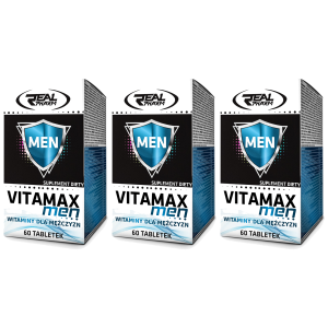REAL PHARM Vitamax Men - 3x 60tabsZysk od 10zł do 20zł
