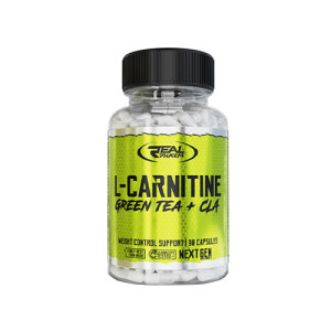 REAL PHARM L-Carnitine Green Tea + CLA - 90caps