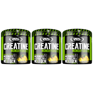 REAL PHARM Creatine Monohydrate - 3x 300gZysk od 20zł do 30zł