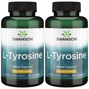 SWANSON L-Tyrosine 500mg - 2x 100capsZysk od 20zł do 30zł