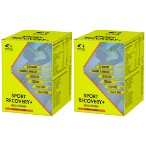 4+ NUTRITION - Sport Recovery+ - 2x 600g - OrangeSuplementy około treningowe