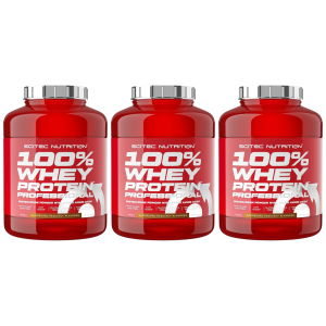 SCITEC - 100% Whey Professional - 3x 1816gSuplementy białkowe
