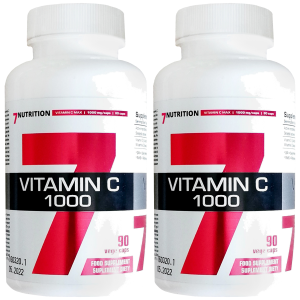 7 NUTRITION Vitamin C 1000 - 2x 90vcapsZysk od 10zł do 20zł