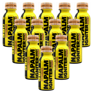 FITNESS AUTHORITY Napalm Igniter Juice Shot - 12x 120ml - Mango | 12szt. - Shoty i żele