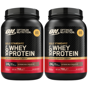 OPTIMUM NUTRITION Whey Gold Standard - 2x 768gZysk powyżej 140zł