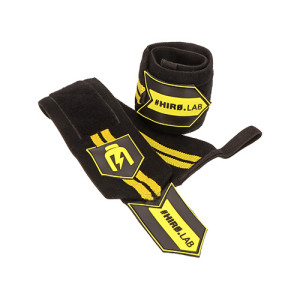 HIRO.LAB Wrist Wrap - Rubber Logo New - Black - Opaski usztywniające na nadgarstki