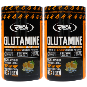 REAL PHARM Glutamine - 2x 500gAntykataboliki