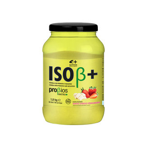4+ NUTRITION ISO+ Probiotics - 1800g - White Choco Strawberry - Odżywki białkowe