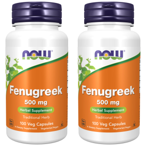 NOW Fenugreek 500mg - 2x 100vcapsZysk od 10zł do 20zł