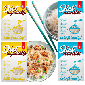 Cheat Meal Nutrition Diet Tagliatelle - 4x 400g (4x 300g netto) - Makaron dietetyczny