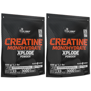 OLIMP Creatine Monohydrate Xplode (W) - 2x 500gZysk od 30zł do 40zł