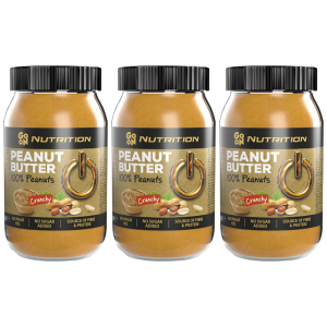 GO ON NUTRITION Peanut Cream 100% Peanuts - 3x 900g - Krem orzechowyZysk od 20zł do 30zł
