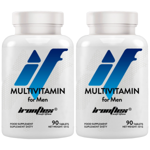 IRONFLEX Multivitamin for Men - 2x 90tabsZysk od 10zł do 20zł