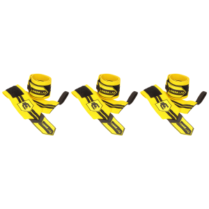 HIRO.LAB Wrist Wrap - Rubber Logo New - Yellow - 3x Opaski usztywniające na nadgarstkiOdzież i akcesoria