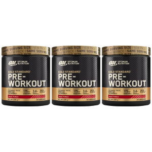 OPTIMUM NUTRITION Gold Standard Pre Workout - 3x 330gZysk od 100zł do 120zł