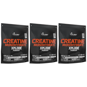 OLIMP Creatine Monohydrate Xplode (W) - 3x 500gZysk od 50zł do 60zł