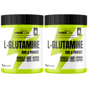 Hiro.Lab Glutamine - 2x 500g - Unflavored
