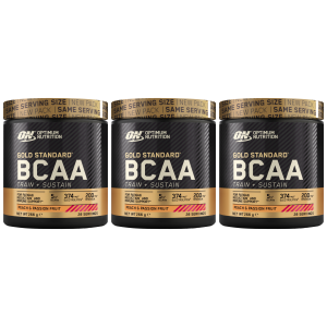 OPTIMUM NUTRITION BCAA Train + Sustain - 3x 266gZysk od 60zł do 70zł