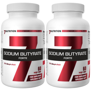 7 NUTRITION - Sodium Butyrate Forte - 2x 60 vege caps.Zysk od 20zł do 30zł