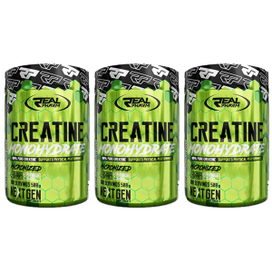 REAL PHARM Creatine Monohydrate - 3x 500gZysk od 40zł do 50zł