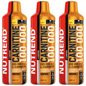 NUTREND Carnitine 100000 - 3x 1000mlZysk od 70zł do 80zł