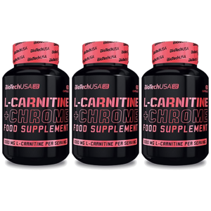 BioTech USA L-Carnitine + Chrome - 3x 60caps.Zysk od 40zł do 50zł