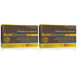 OLIMP Gold Żeń-Szeń Complex - 2x 30tabsZysk od 20zł do 30zł