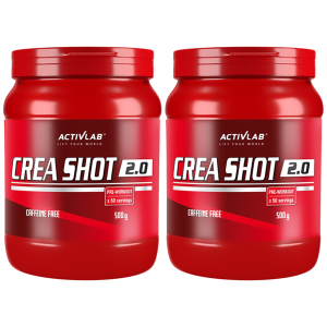ACTIVLAB Crea Shot 2.0 - 2x 500gBoostery Azotowe