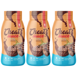 Cheat Meal Nutrition Sauce 0% (Sos zero kalorii) - 3x 500ml - BarbecueZysk od 20zł do 30zł