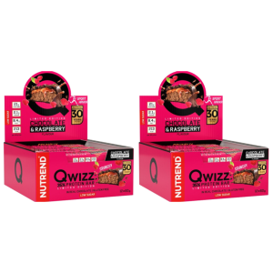 NUTREND - Baton QWIZZ Protein Bar - 24x 2x 60gBatony