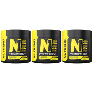 NUTREND N1 Pre Workout - 3x 255gZysk od 90zł do 100zł