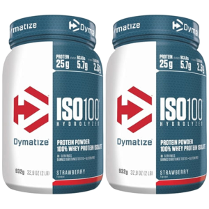 DYMATIZE Iso 100 - 2x 932gSuplementy białkowe