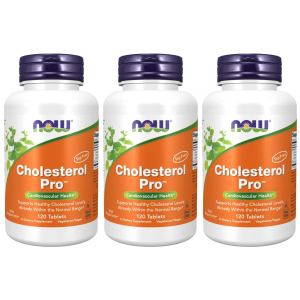 NOW Cholesterol Pro - 3x 120tabs.Zysk powyżej 140zł