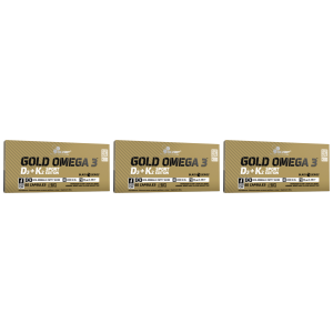 OLIMP Gold Omega 3 D3 + K2 Sport Edition - 3x 60capsZysk od 60zł do 70zł