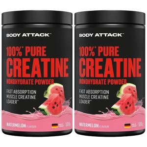 BODY ATTACK - 100% Pure Creatine - 2x 500gKreatyny