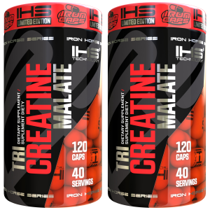 IRON HORSE Tri Creatine Malate - 2x 120capsZysk od 20zł do 30zł