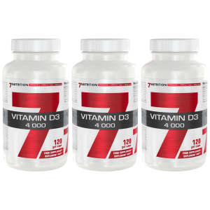 7 NUTRITION Vitamin D3 4000 - 3x 120capsZysk od 20zł do 30zł